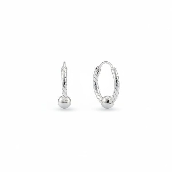 CANDONGA MINI MELCOCHA BALIN 1.4CM PLATA