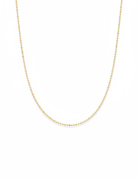 CADENA MILITAR DIAMANTADA FINA 45CM