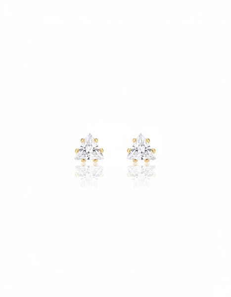 TOPO CIRCON TRIANGULO CRISTAL 5MM