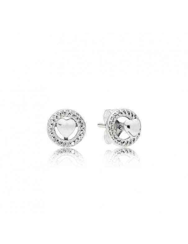 A TOPO CORAZON DOBLE ENCANTO PLATA