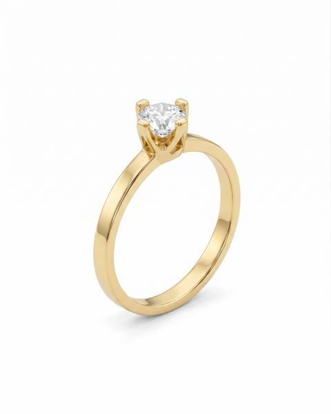 ANILLO SOLITARIO CRISTAL