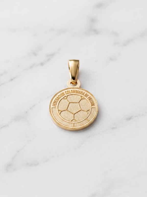 DIJE DE LA SELECCION COLOMBIA GOLD 1.1CM