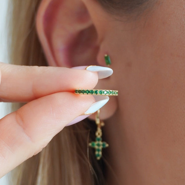 EAR CUFF LINE CIRCONIAS