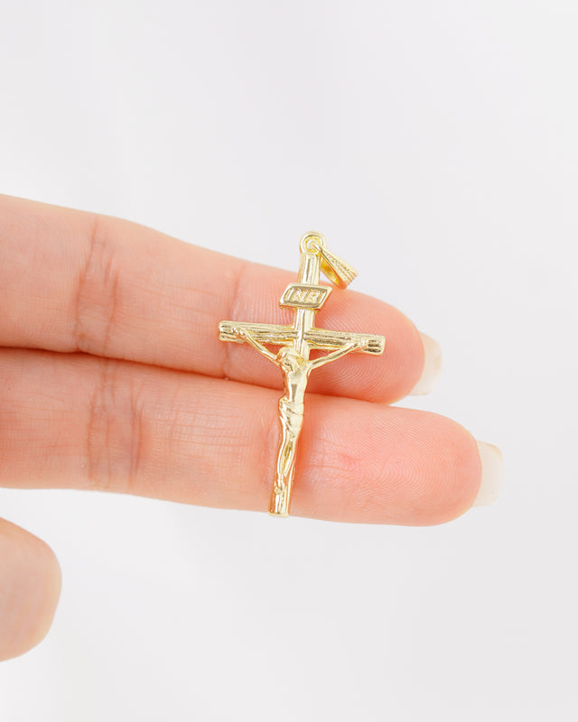 DIJE CRISTO MADERO TALLADO 3.5CM