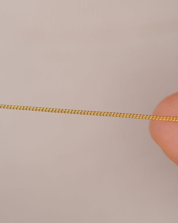 CADENA PLATA L CUBANITA 1MM 6OCM