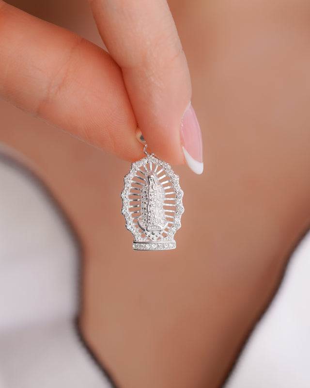 DIJE VIRGEN GUADALUPE SW 3CM PLATA ITA