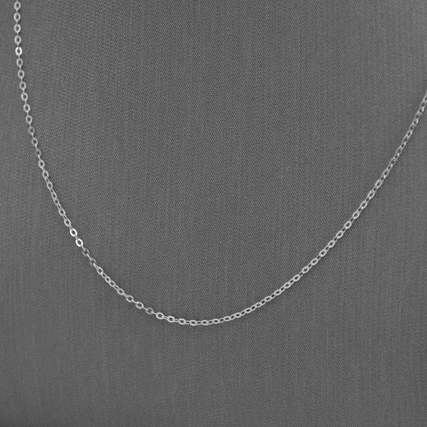 CADENA 1X1 60CM PLATA ITA
