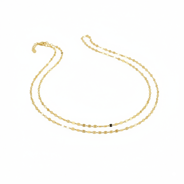 CADENA TEJIDO CRISPETA 2MM 45CM