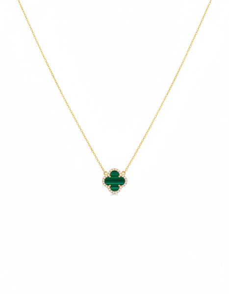 COLLAR TREBOL SMALL PREMIUM VERDE