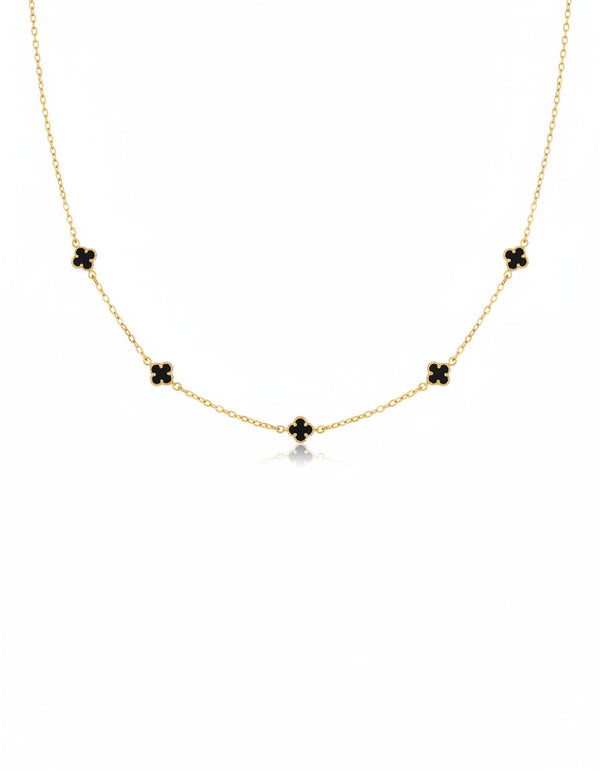 COLLAR 5 TREBOL ESPECIAL NEGRO