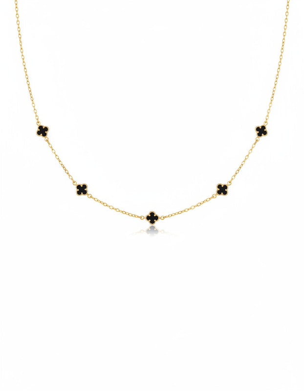 COLLAR 5 TREBOL ESPECIAL NEGRO