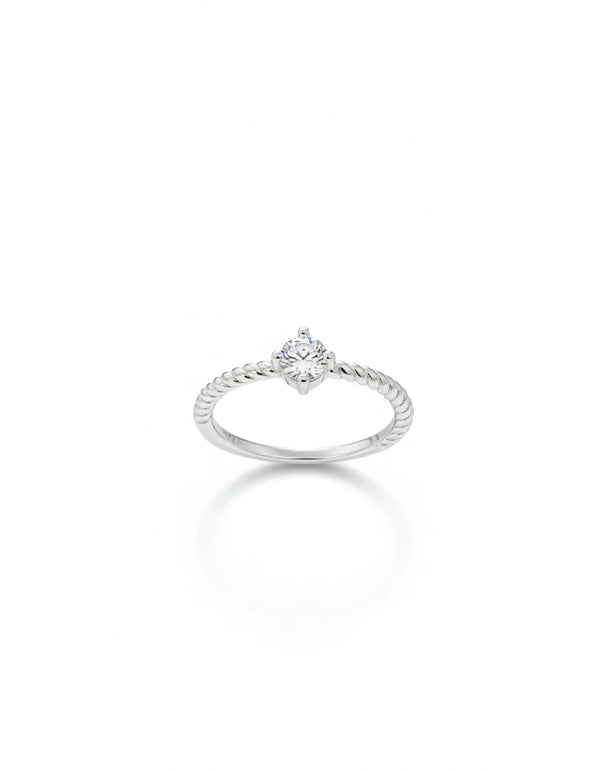 ANILLO INFINITY TALLA  PLATA ITA