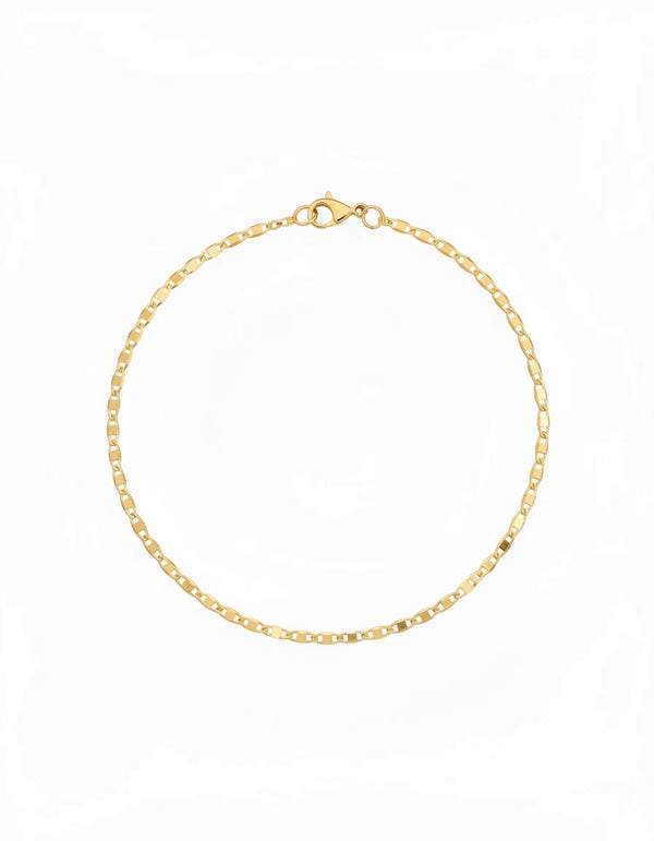 TOBILLERA ESCALERA PLANA DIAMANTADA 2MM 25CM