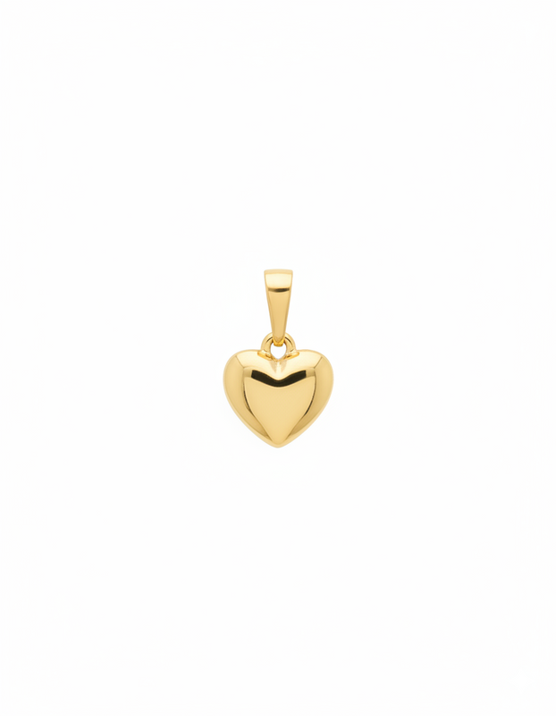 D CORAZON LISO GOLD 1,2CM