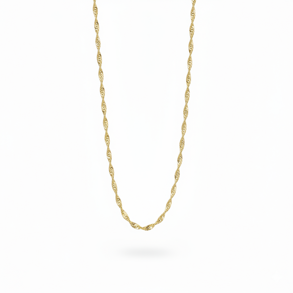 CADENA SINGAPUR 2.5MM ED GOLD 45CM