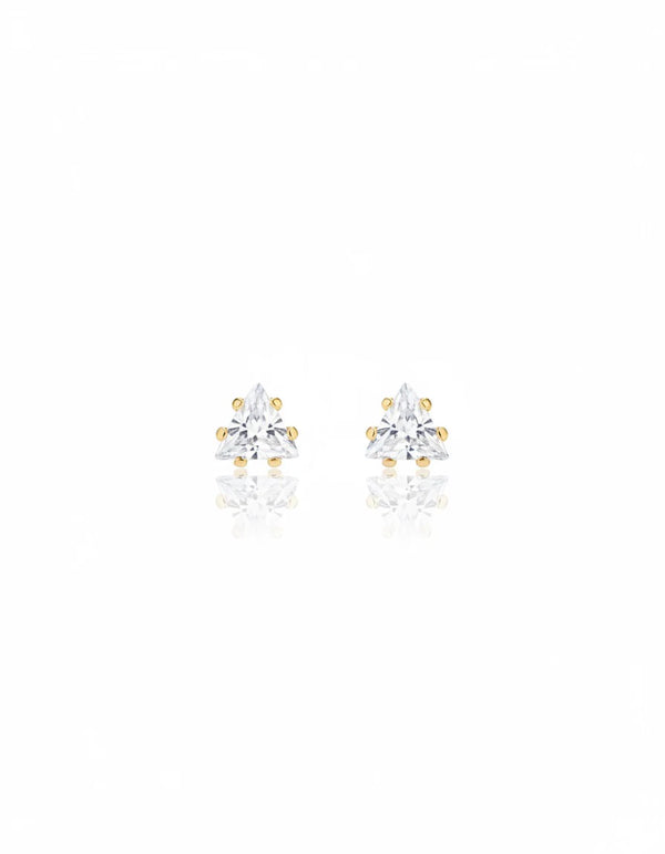TOPO CIRCON TRIANGULO CRISTAL 5MM