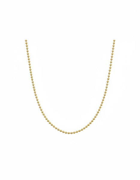 CADENA PLATA L  MILITAR 2,5MM 60CM