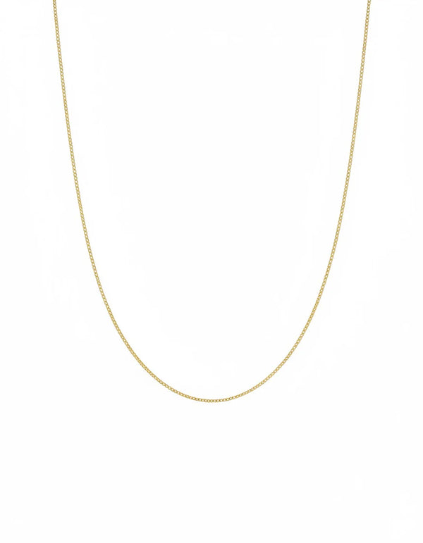CADENA PLATA L CUBANITA 1MM 6OCM