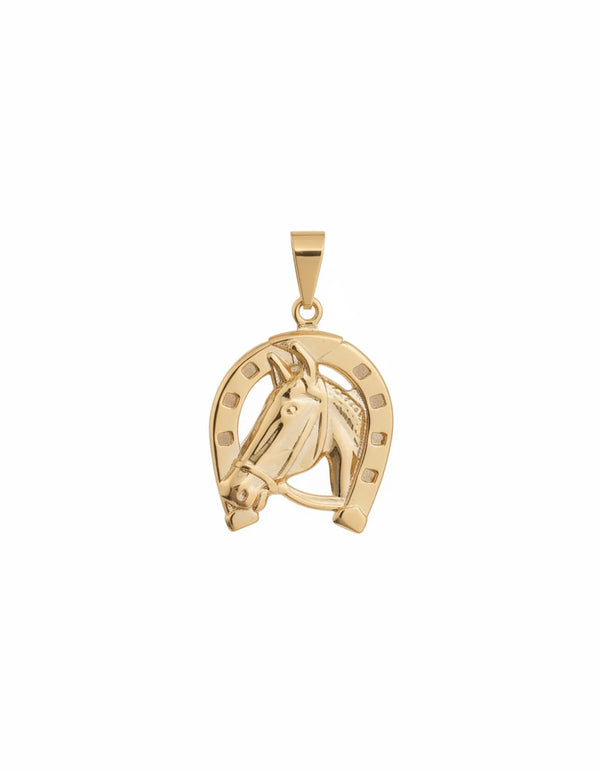 DIJE HERRADURA CABALLO GOLD 1.7CM