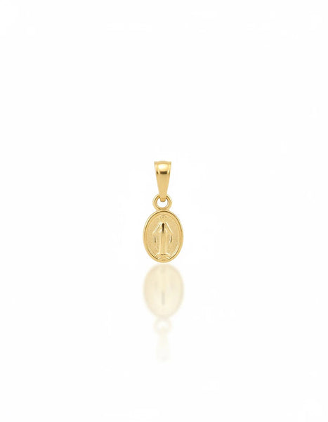 DIJE MINI MILAGROSA TALLADA ED GOLD 1CM