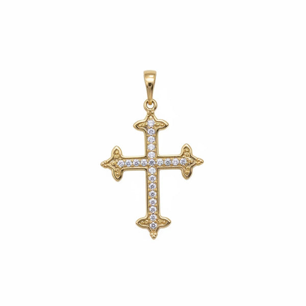 DIJE CRUZ TEMPLARIA ED ESP CRISTAL 3CM