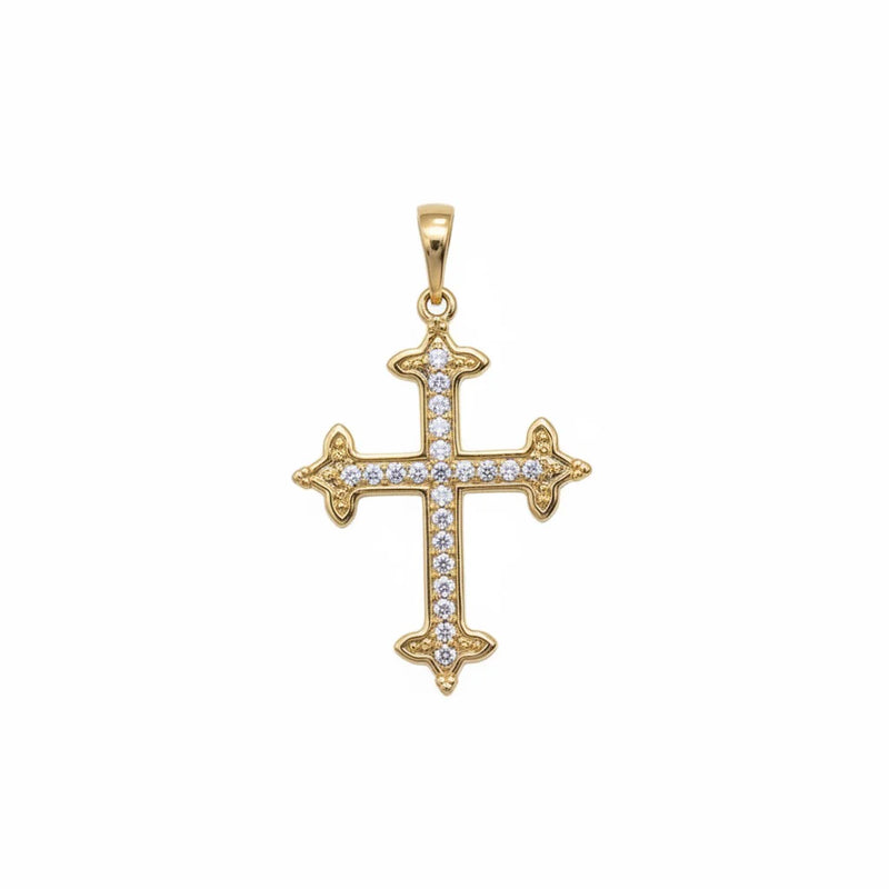 DIJE CRUZ TEMPLARIA ED ESP CRISTAL 3CM
