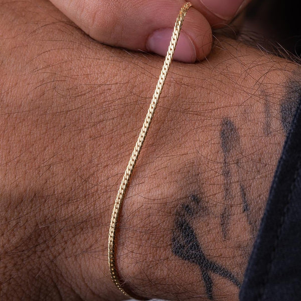 PULSERA SERPIENTE PLANA