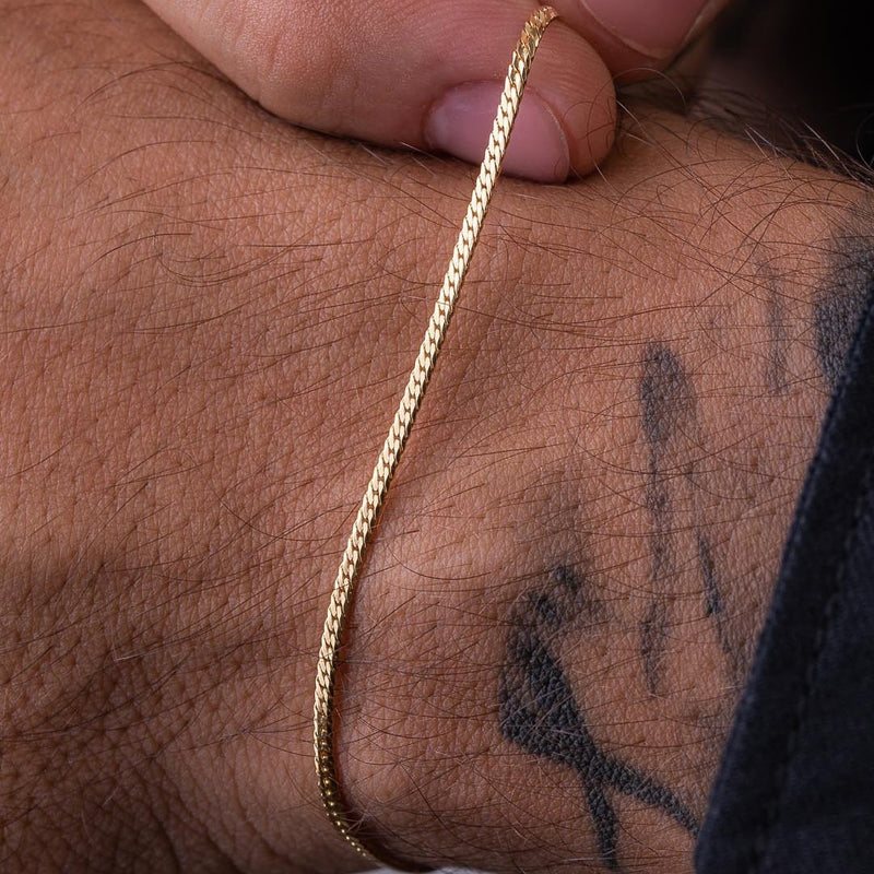 PULSERA SERPIENTE PLANA