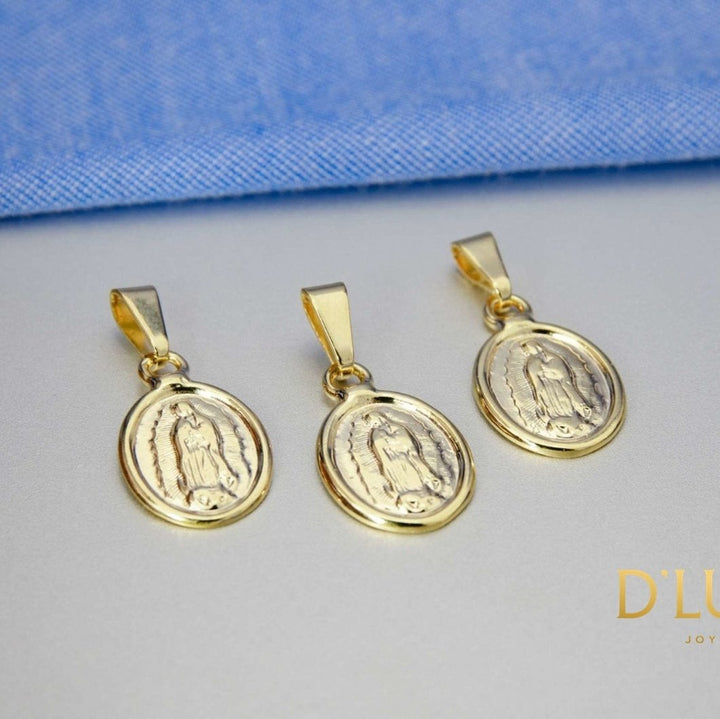Dije Virgen Guadalupe Concavo dlujo-joyeria
