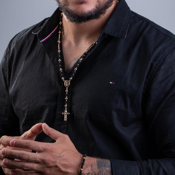 ROSARIO 6MM CON RESORTES SIN ARO ESP