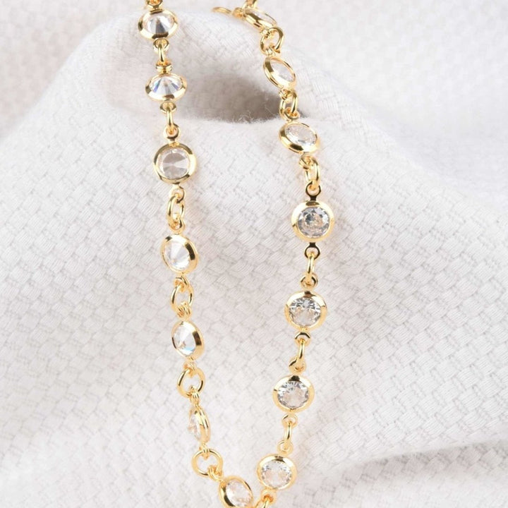 Tobillera Cristales sw dlujo-joyeria